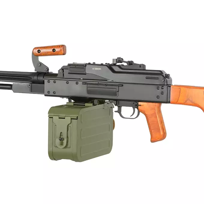 PK machine gun replica - Real Wood [A&amp;K]