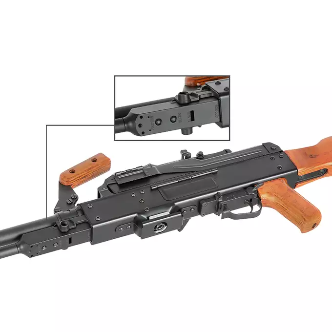 Réplique mitrailleuse PKM - Real Wood [A&amp;K]
