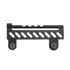 [Set] Lightweight russian AK lower handguard long - Black [5KU] + Lightweight russian AK gas tube cover - Black [5KU] + 3-Slot Picatinny rail for russian handguard [5KU]