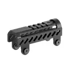[Set] Lightweight russian AK lower handguard long - Black [5KU] + Lightweight russian AK gas tube cover - Black [5KU] + 3-Slot Picatinny rail for russian handguard [5KU]