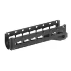 [Zestaw] Nakładka Alpha Picatinny do AK - Black [5KU] + Łoże Alpha Key-Mod do AK - Black [5KU] + Komplet polimerowych szyn montażowych - MLOCK/Key-mod - Black [MP]