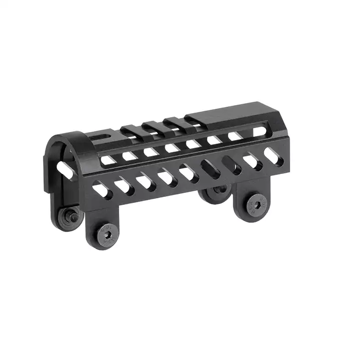 [Set] Lightweight russian AK lower handguard long - Black [5KU] + Lightweight russian AK gas tube cover - Black [5KU] + 3-Slot Picatinny rail for russian handguard [5KU]