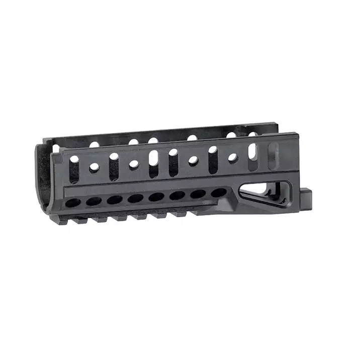[Zestaw] Lekkie rosyjskie łoże do AKS-74U - Black [5KU] + Taktyczna rosyjska nakładka na rurę gazową - Black [5KU] + 3-slotowa szyna Picatinny do rosyjskiego łoża [5KU]