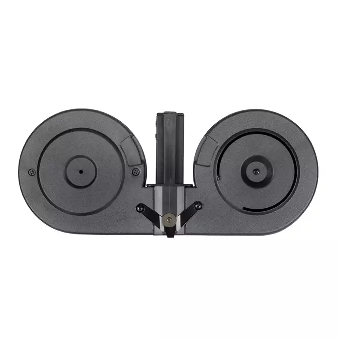 Elektryczny magazynek bębnowy na 2500 kulek do serii M16/AR15 [A&amp;K]