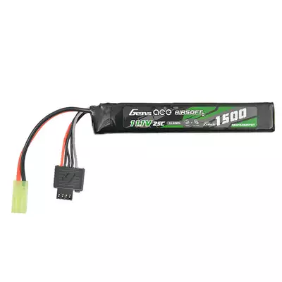 Gens Ace 25C 1500mAh 3S1P 11.1V Airsoft LiPo Battery Gens ace G-Tech Tamiya