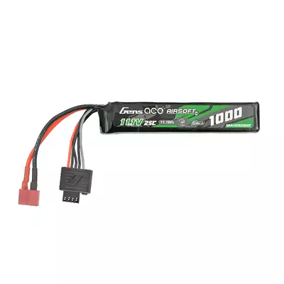 Akumulator airsoftowy 25C 1000mAh 3S1P 11.1V LiPo Gens ace G-Tech T-Plug