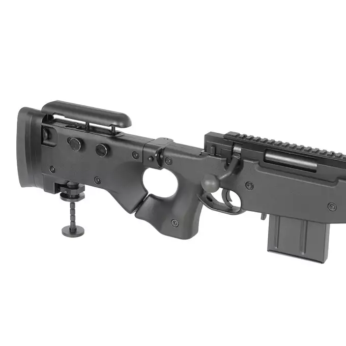 [Zestaw] CM.706-U Upgraded Version 530 FPS - Black [CYMA] + Luneta 3-9x40 z wysokimi pierścieniami montażowymi [PCS]