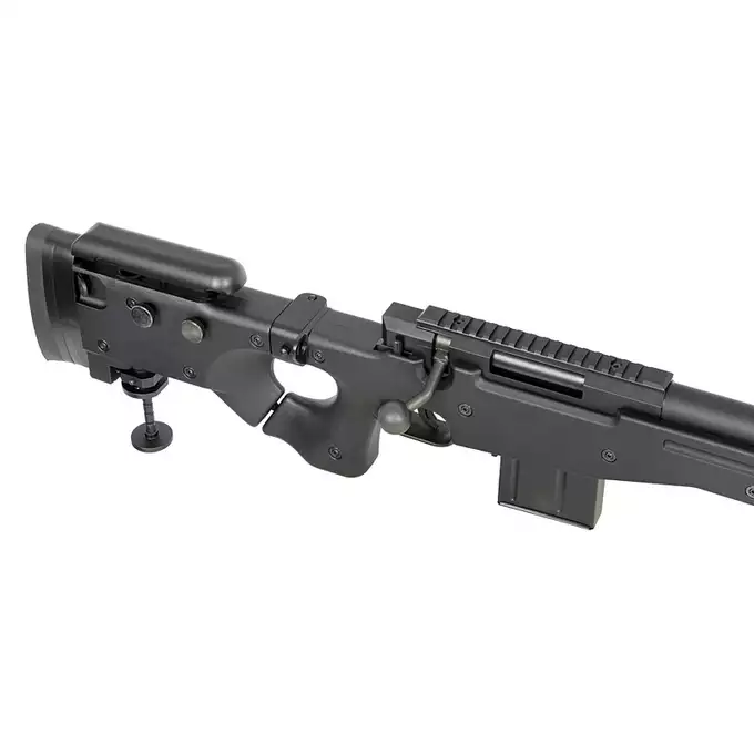 [Zestaw] CM.706-U Upgraded Version 530 FPS - Black [CYMA] + Luneta 3-9x40 z wysokimi pierścieniami montażowymi [PCS]