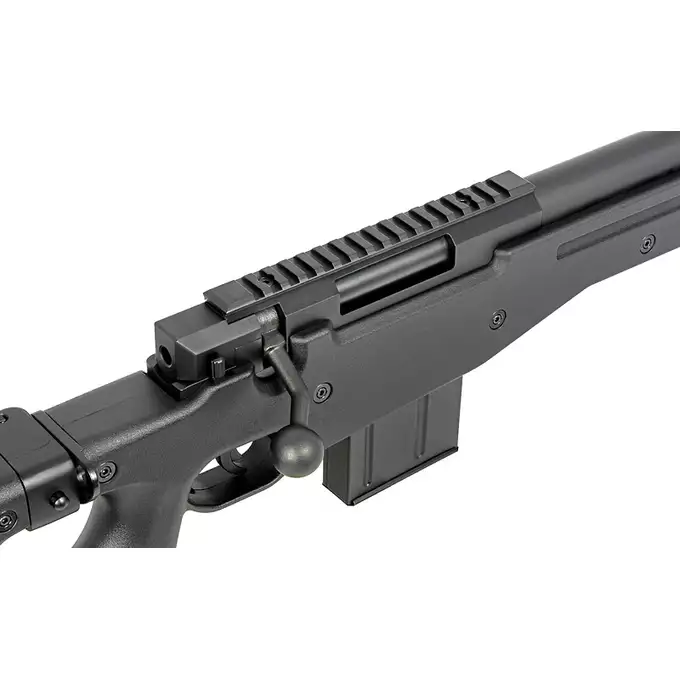 [Zestaw] CM.706-U Upgraded Version 530 FPS - Black [CYMA] + Luneta 3-9x40 z wysokimi pierścieniami montażowymi [PCS]