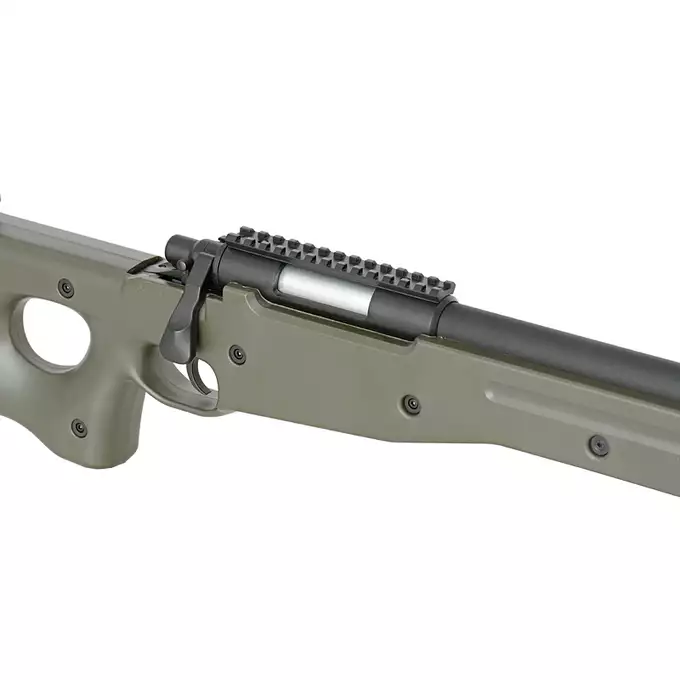 [Zestaw] Replika karabinu snajperskiego MP002C - Olive [AGM] + Luneta 3-9x40 z wysokimi pierścieniami montażowymi [PCS]
