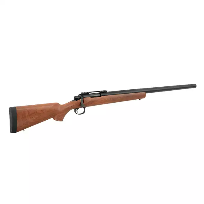 [Zestaw] CM.701C-U Upgraded Version 520 FPS - Wooden Style [CYMA] + Luneta 3-9x40 z wysokimi pierścieniami montażowymi [PCS]