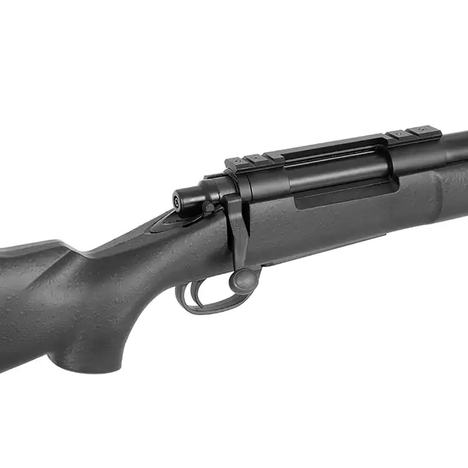 [Zestaw] CM.702A-U Upgraded Version 500 FPS - Black [CYMA] + Luneta 3-9x40 z wysokimi pierścieniami montażowymi [PCS]