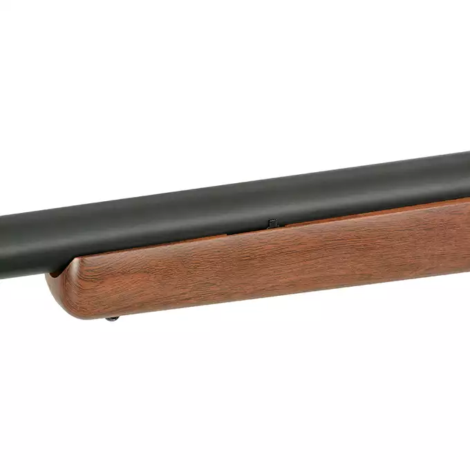 [Zestaw] CM.701C-U Upgraded Version 520 FPS - Wooden Style [CYMA] + Luneta 3-9x40 z wysokimi pierścieniami montażowymi [PCS]