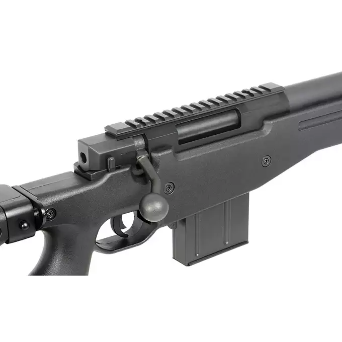 [Zestaw] CM.706-U Upgraded Version 530 FPS - Black [CYMA] + Luneta 3-9x40 z wysokimi pierścieniami montażowymi [PCS]