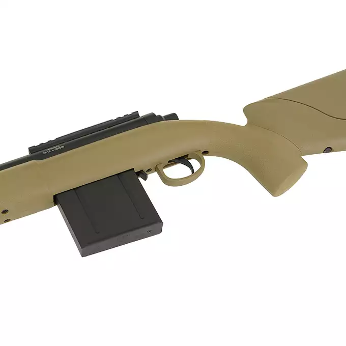 [Zestaw] APM40A3 Spring Sniper Rifle (Extreme Power Version) - Black + Luneta 3-9x40 z wysokimi pierścieniami montażowymi [PCS]
