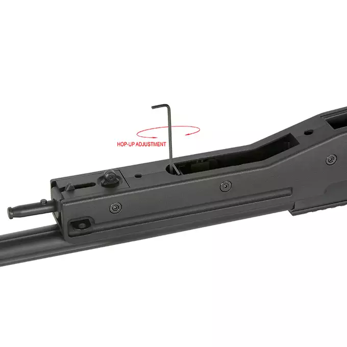 [Zestaw] CM.706-U Upgraded Version 530 FPS - Black [CYMA] + Luneta 3-9x40 z wysokimi pierścieniami montażowymi [PCS]