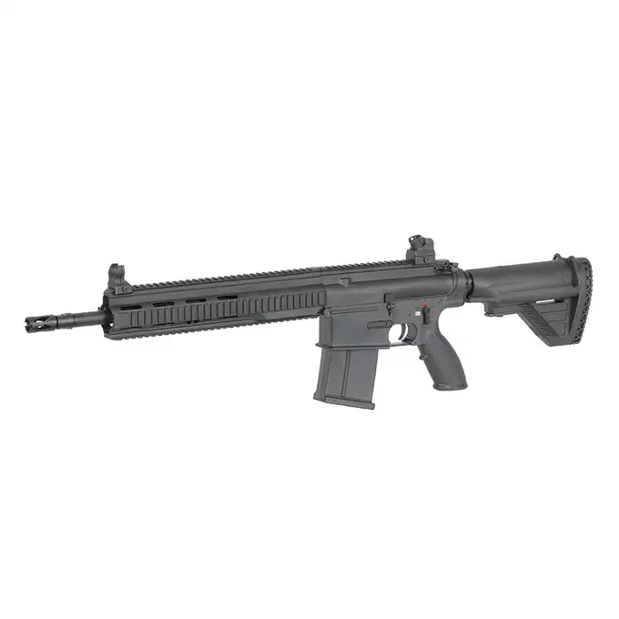 [Zestaw] Replica karabinu DMR E6906 - Black [Golden Eagle] + Luneta 3-9x40 z wysokimi pierścieniami montażowymi [PCS]