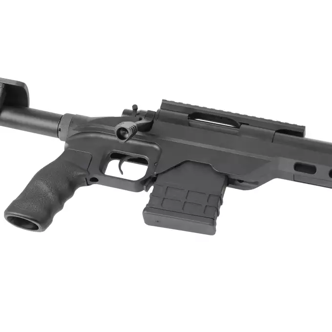 [Zestaw] CM.708-U Upgraded Version 570 FPS - Black [CYMA] + Luneta 3-9x40 z wysokimi pierścieniami montażowymi [PCS]