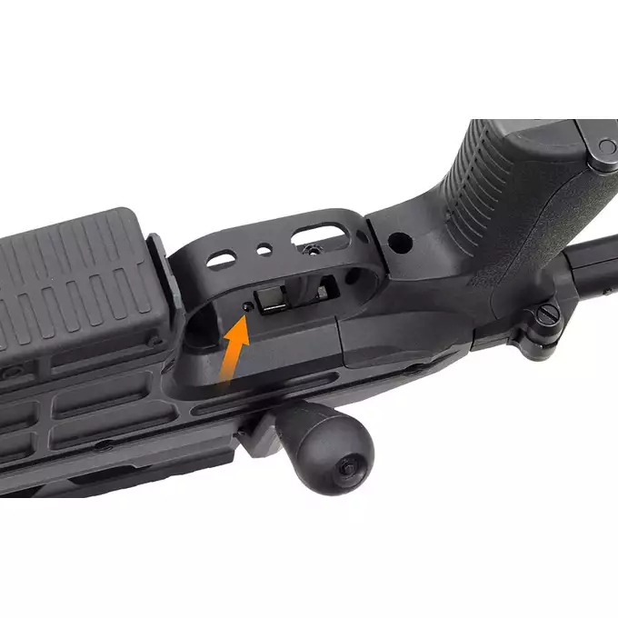 [Zestaw] Karabin Wyborowy ASG SAKO TRG M10 - Black [DE] + Luneta 3-9x40 z wysokimi pierścieniami montażowymi [PCS]
