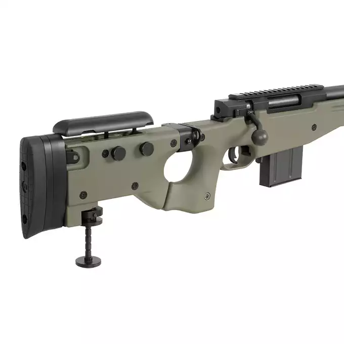 [Zestaw] CM.706-U Upgraded Version 530 FPS - Olive [CYMA] + Luneta 3-9x40 z wysokimi pierścieniami montażowymi [PCS]