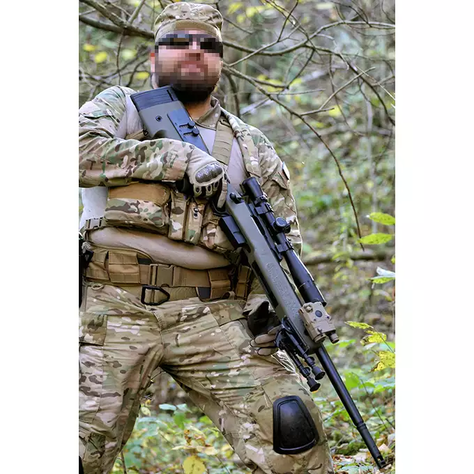 [Zestaw] CM.700-U Upgraded Version 570 fps - Olive [CYMA] + Luneta 3-9x40 z wysokimi pierścieniami montażowymi [PCS]