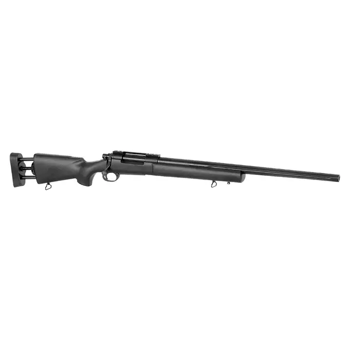 [Zestaw] CM.702A-U Upgraded Version 500 FPS - Black [CYMA] + Luneta 3-9x40 z wysokimi pierścieniami montażowymi [PCS]