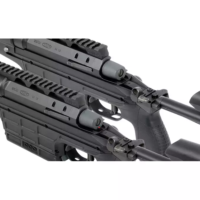 [Zestaw] Karabin Wyborowy ASG SAKO TRG M10 - Black [DE] + Luneta 3-9x40 z wysokimi pierścieniami montażowymi [PCS]