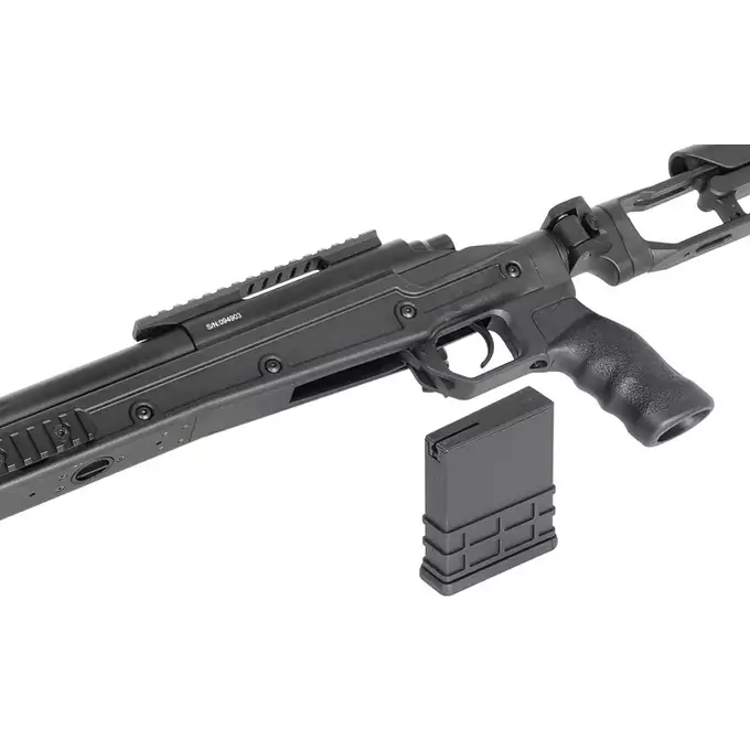 [Zestaw] CM.707-U Upgraded Version 530 FPS - black [CYMA] + Luneta 3-9x40 z wysokimi pierścieniami montażowymi [PCS]
