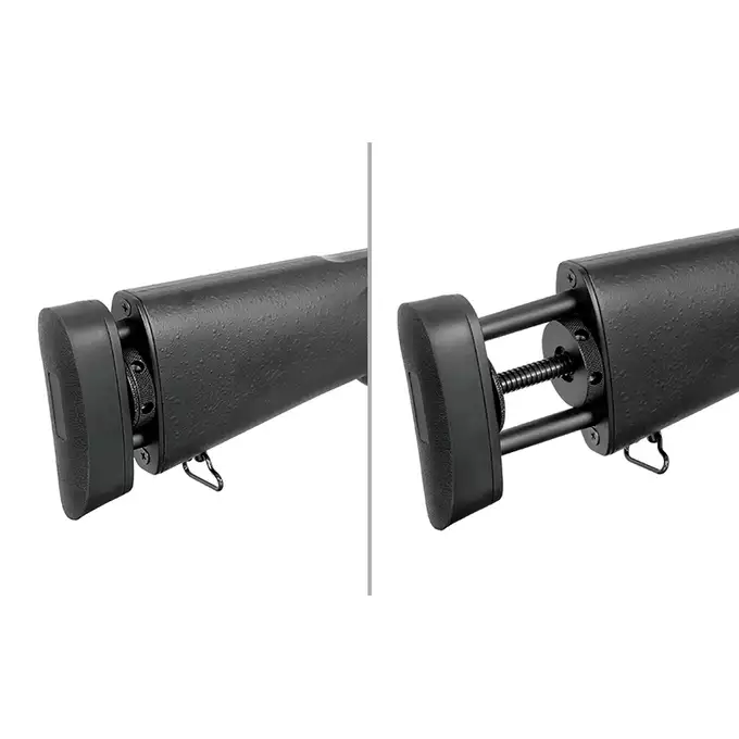 [Zestaw] CM.702C-U Upgraded Version 500 FPS - Tan [CYMA] + Luneta 3-9x40 z wysokimi pierścieniami montażowymi [PCS]