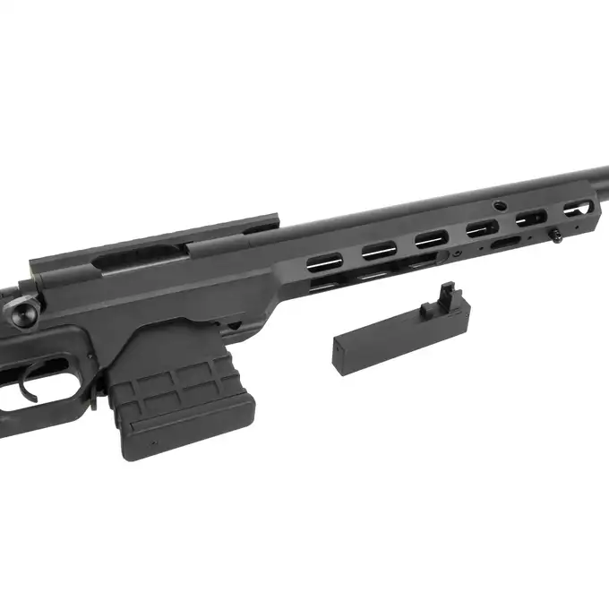 [Zestaw] CM.708-U Upgraded Version 570 FPS - Black [CYMA] + Luneta 3-9x40 z wysokimi pierścieniami montażowymi [PCS]