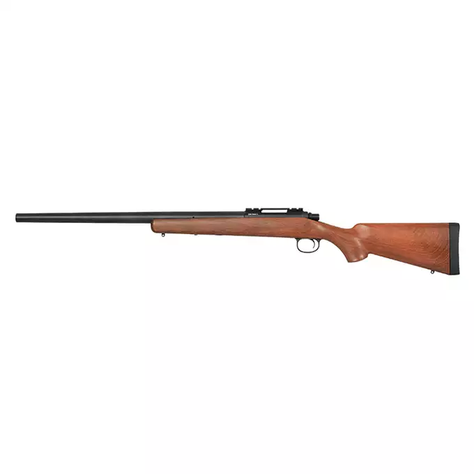 [Zestaw] CM.701C-U Upgraded Version 520 FPS - Wooden Style [CYMA] + Luneta 3-9x40 z wysokimi pierścieniami montażowymi [PCS]
