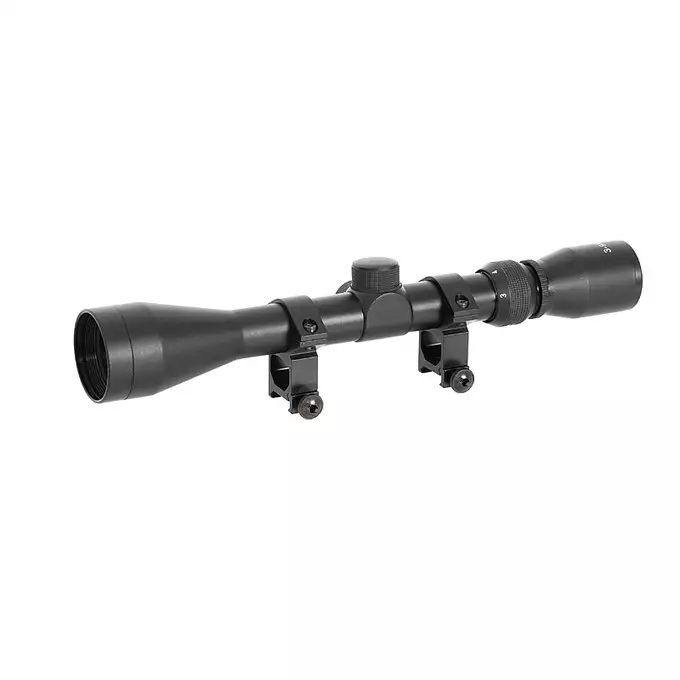 [Set] SR-25 semi-automatic rifle replica [A&amp;K] + Scope 3-9x40 with high mount rings [PCS]