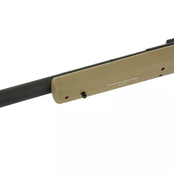 [Zestaw] APM40A3 Spring Sniper Rifle (Extreme Power Version) - Black + Luneta 3-9x40 z wysokimi pierścieniami montażowymi [PCS]
