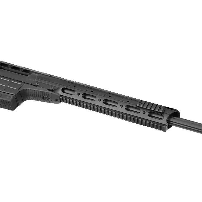 [Zestaw] Karabin Wyborowy ASG SAKO TRG M10 - Black [DE] + Luneta 3-9x40 z wysokimi pierścieniami montażowymi [PCS]