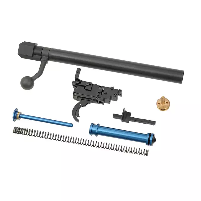 [Zestaw] CM.706-U Upgraded Version 530 FPS - Black [CYMA] + Luneta 3-9x40 z wysokimi pierścieniami montażowymi [PCS]