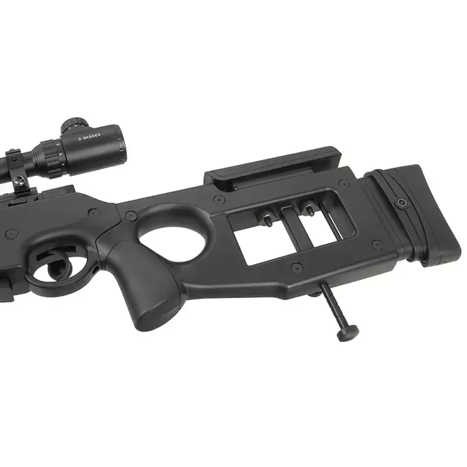 [Zestaw] MB4420 - Black [WELL] + Luneta 3-9x40 z wysokimi pierścieniami montażowymi [PCS]
