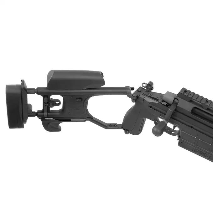 [Zestaw] Karabin Wyborowy ASG SAKO TRG M10 - Black [DE] + Luneta 3-9x40 z wysokimi pierścieniami montażowymi [PCS]