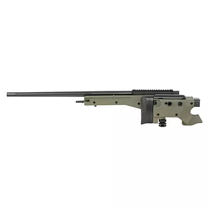 [Zestaw] CM.706-U Upgraded Version 530 FPS - Olive [CYMA] + Luneta 3-9x40 z wysokimi pierścieniami montażowymi [PCS]
