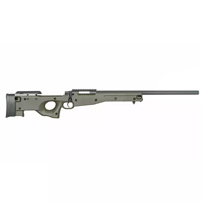 [Zestaw] Replika karabinu snajperskiego MP002C - Olive [AGM] + Luneta 3-9x40 z wysokimi pierścieniami montażowymi [PCS]