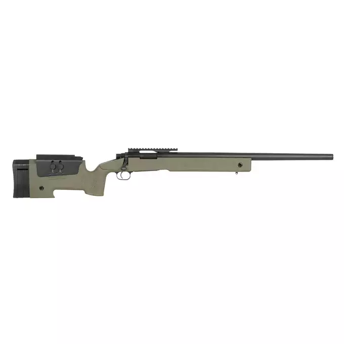 [Zestaw] CM.700-U Upgraded Version 570 fps - Olive [CYMA] + Luneta 3-9x40 z wysokimi pierścieniami montażowymi [PCS]