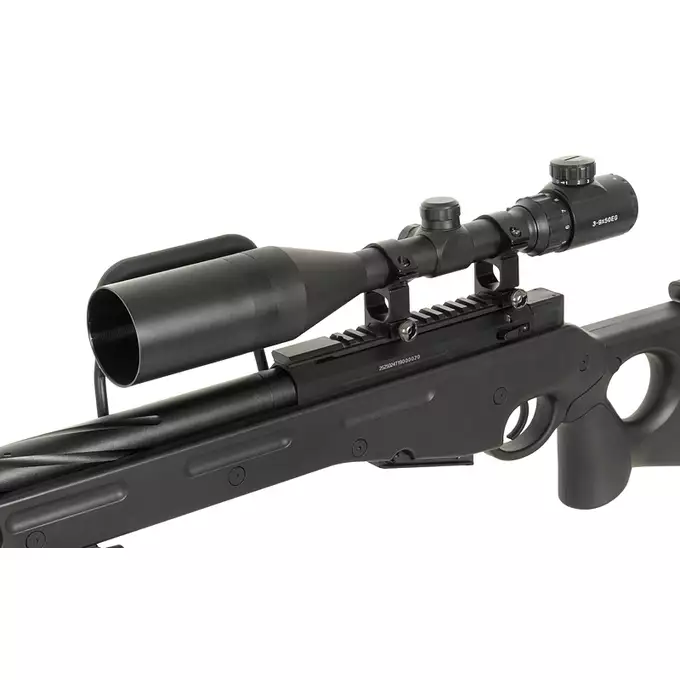 [Zestaw] MB4420 - Black [WELL] + Luneta 3-9x40 z wysokimi pierścieniami montażowymi [PCS]