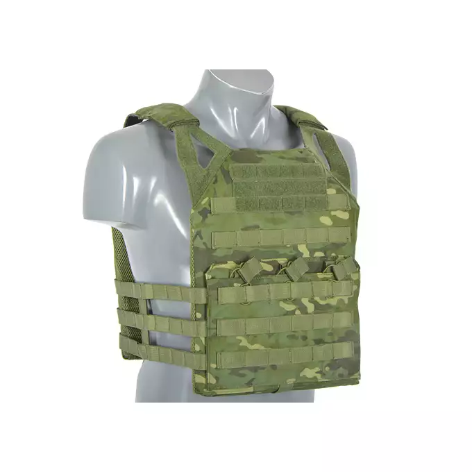 [Zestaw] Jump Plate Carrier V2 (Duży Rozmiar) - MT [8FIELDS] + Plecak hydracyjny MOLLE - Olive [8FIELDS] + Potrójna ładownica karabinowa z zasobnikiem - MT [8FIELDS] + Nerka zrzutowa do kamizelki Mod.2 - MT [8FIELDS] + Duża zrywalna ładownica medyczna - Olive [8FIELDS]