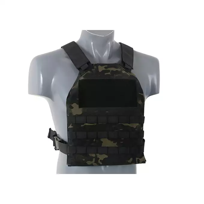 [Zestaw] Prosty Plate Carrier z atrapami miękkich wkładów balistycznych - MB + Potrójna ładownica karabinowa z zasobnikiem - MB [8FIELDS]