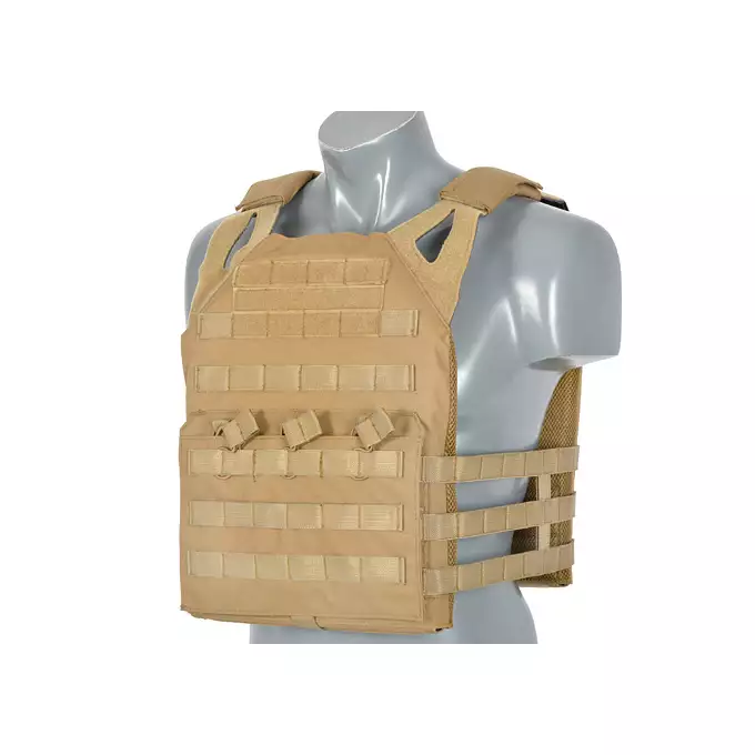 [Zestaw] Jump Plate Carrier V2 (Duży Rozmiar) - Coyote [8FIELDS] + Plecak hydracyjny MOLLE - Coyote [8FIELDS] + Potrójna ładownica karabinowa z zasobnikiem - Coyote [8FIELDS] + Nerka zrzutowa do kamizelki Mod.2 - Coyote [8FIELDS] + Duża zrywalna ładownica medyczna - Coyote [8FIELDS]