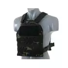 [Zestaw] Prosty Plate Carrier z atrapami miękkich wkładów balistycznych - MB + Potrójna ładownica karabinowa z zasobnikiem - MB [8FIELDS]