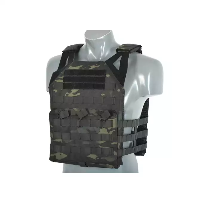 [Zestaw] Jump Plate Carrier V2 (Duży Rozmiar) - MB [8FIELDS] + Plecak hydracyjny MOLLE - MB [8FIELDS] + Potrójna ładownica karabinowa z zasobnikiem - MB [8FIELDS] + Nerka zrzutowa do kamizelki Mod.2 - MB [8FIELDS] + Duża zrywalna ładownica medyczna - Black [8FIELDS]