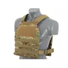 [Zestaw] Prosty Plate Carrier z atrapami miękkich wkładów balistycznych - Multicamo [8FIELDS] + Potrójna ładownica karabinowa z zasobnikiem - Multicamo [8FIELDS]