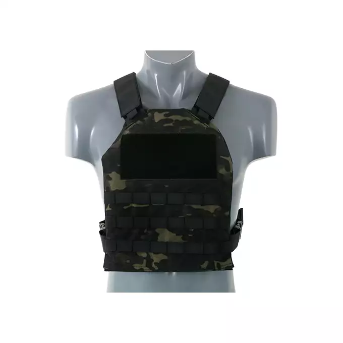 [Zestaw] Prosty Plate Carrier z atrapami miękkich wkładów balistycznych - MB + Potrójna ładownica karabinowa z zasobnikiem - MB [8FIELDS]