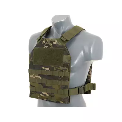 [Zestaw] Prosty Plate Carrier z atrapami miękkich wkładów balistycznych - MT [8FIELDS] + Potrójna ładownica karabinowa z zasobnikiem - MT [8FIELDS]