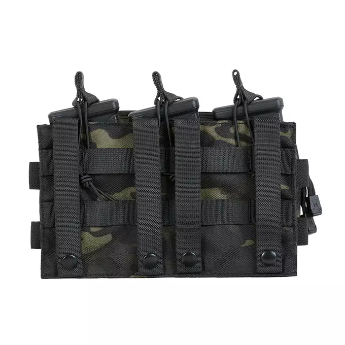 [Zestaw] Jump Plate Carrier V2 (Duży Rozmiar) - MB [8FIELDS] + Plecak hydracyjny MOLLE - MB [8FIELDS] + Potrójna ładownica karabinowa z zasobnikiem - MB [8FIELDS] + Nerka zrzutowa do kamizelki Mod.2 - MB [8FIELDS] + Duża zrywalna ładownica medyczna - Black [8FIELDS]